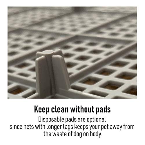 [PS KOREA] Indoor Dog Potty Tray With Protection Wall Every Side For