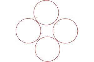 4 Pcs Car Wheel Rim Ring, 20 Inch Wheel Rim Protectors Self Adhesive ABS Scratch Proof Wheel Rim Guard Red