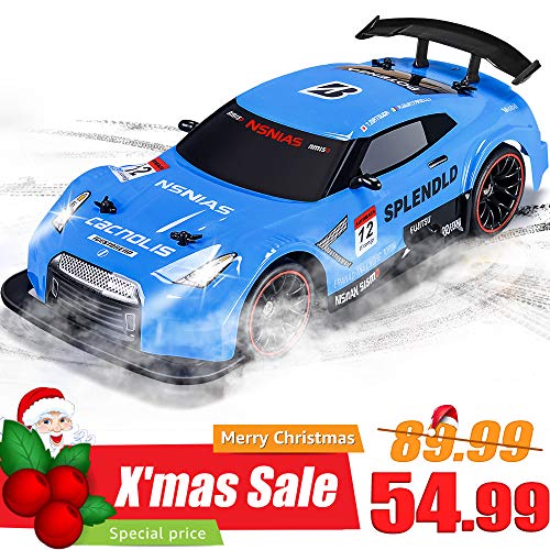 NQD RC Car Electric Racing Drift Car 1/14 2.4Ghz Radio Remote 25Km/h Controlled RTR Truck for Kids Adults Gifts 4WD High Speed Racer Car with 7.4V Battery and One Extra Rechangeble Car Shell