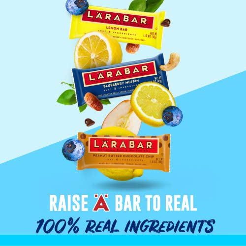 LARABAR BANANA BREAD, FRUIT AND NUT BARS, 5G PROTEIN, GLUTEN FREE AND VEGAN, 25.6 OZ, 16 CT