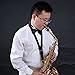 Jiuxun Saxophone Strap of Harness - Adjustable Soft Padded Sax Shoulder Strap Design for Bass Tenor Alto Saxophone with Snap Hook