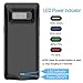 RUXELY Galaxy Note 8 Battery Case, 5500mAh Portable External Backup Charging Case,Rechargeable Impact Resistant Power Charger Pack for Samsung Galaxy Note 8(Black)