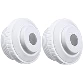 Hechangneng SP1419D Pool Spa Directional Flow Hydrostream Return Jet Fitting with Adjustable 3/4" Opening Rotating Eyeball with 1-1/2" Mip Thread for Hayward (2 Pack)