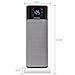 Rosewill Electric Oscillating Tower Heater Fan with Thermostat / Portable Ceramic Space Heater with Remote Control, Digital Display, Timer, 1500W 23