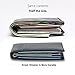 kinzd Slim Wallet with Money Clip RFID Blocking Minimalist Bifold Wallet for Men Genuine Leather Front Pocket Card Holder
