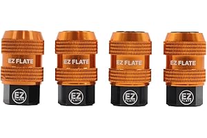 EZ FLATE Rapid Locking Air Chucks | Universal Fitment | Quick Connecting (Set of 4)