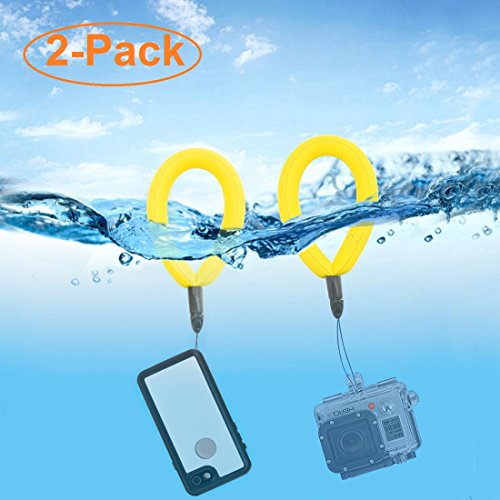 Bozai [2-pack] universal waterproof float foam wristband strap fo…