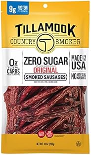 Tillamook Country Smoker Keto Friendly Zero Sugar Smoked Sausages, Original, 10 Ounce