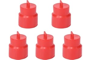 Casrram Transmission Output Tailshaft Cap Plug Kit Compatible with TH350 700R4 C4 Powerglide 2004R AOD M5R2 Output Yoke Seal (5 pcs)