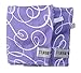 Turbie Twist Microfiber Hair Towel Wrap [2 Pack] – The Original Microfiber Hair Wrap As Seen On TV! Signature Prints [Purple] Hair Turban Towel Wraps – Plopping Towel for Long and Curly Hair Women