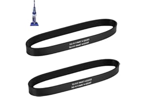 YMIMI Replacement Belt for Eureka PowerSpeed Bagless Upright Vacuum,Part # E0205,Fits Model NEU182B NEU182A NEU181A NEU180 NEU182 NEU186 NEU188 NEU190 NEU192A NEU202 (Pack of 2)