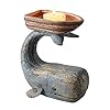 ART & ARTIFACT Whale Candle Holder, Boat Tea Light Holder, Nautical Decor Beach Decor Whale Gifts, 5" w x 6" h x 3" d 51HQ463CWJL