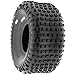 SunF A011 Sport XC ATV Golf-Cart Lawn-Mower Tire 22x11-8, 6 PR, Square-Knobby Tread, Tubeless