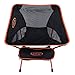 G4Free Lightweight Portable Chair Outdoor Folding Backpacking Camping Chairs for Sports Picnic Beach Hiking Fishing (Orange)