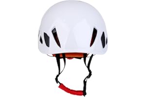 Tachiuwa Climbing Helmet - Adult Hiking Climbing Caving Work Helmet - White