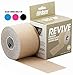 Premium Kinesiology Sports Physiotherapy Uncut Tape + BONUS Step by Step Instructional Guide. FDA Approved. Best Therapeutic Taping for Knee, Shoulder, Elbow & More, Boost Recovery & Provide Support