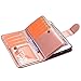 iPhone 8 Case,iPhone 7 Case, Pandawell PU Leather 9 Card Slot Wallet Folio Case with Detachable Magnetic Hard Case for Apple iPhone 8/iPhone 7 - Rose Gold