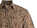Johari West Men's Button-Down Short Sleeve Shirt, Indo Bay (Brown, X-Large)