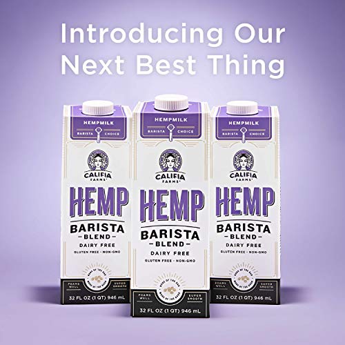 Califia Farms Hemp Milk, Barista Blend Dairy Free Creamer Vegan