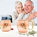 Set of 2 Moscow Mule Copper Mugs with Shot Glass – Two 16 Oz Hammered Moscow Mule Mugs for Cold Drinks – Solid Copper Mugs by Copper Gloss Red