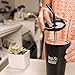 Klean Kanteen Straw Lid For Pints And Tumblers Black (Black, 2 Pack)