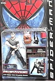 secret identity spider man action figure