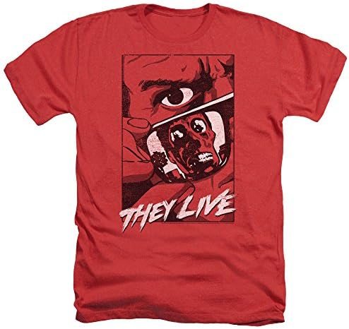 They Live Sci-Fi Horror Comedy Film Graphic Poster Adult Heather T-Shirt Tee