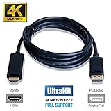 UPTab DisplayPort 1.2 to HDMI 2.0a 6ft Active Cable 4K@60Hz