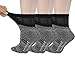 Yomandamor Women's 6 Pairs Diabetic Ankle Socks with Non-Binding Top And Cushion Sole,L Size(Socks Size:9-11)