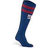 For Bare Feet NFL NEW YORK GIANTS Cozy Feather Compression Varsity Stripe Team Color Small/Medium
