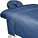 ForPro Premium Flannel 3-Piece Massage Sheet Set, Ocean Blue