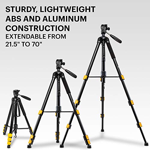 KODAK PhotoGear 2in1 Tripod & Monopod Lightweight 70” 4Section