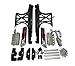 HTTMT SBLK01 Complete One Touch Saddlebag Hardware Kit with Chrome Latch Covers Reflectors Keys Lid Gaskets Compatible with Harley Touring FLT FLH 2014-2016