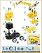 MUKIKIM Construct A Truck - Crane. Take it Apart & Put it Back Together + Friction Powered(2-Toys-in-1!) Awesome Award Winning Toy That Encourages Creativity! …