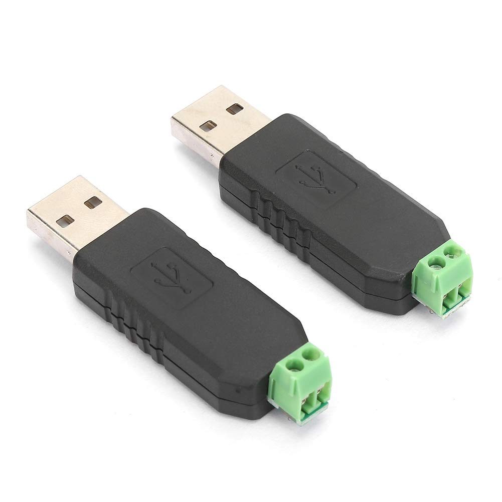 RS485 Connector, Serial CH340 Mini USB To RS485 Converter Adapter, 2PCS Adapter Module for Access Control System CH340 USB to RS485 Win8/Win7/Linux/XP/Vista