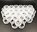 GuassLee 100pcs Balloon Ring Clips for Balloon Arch and Balloons Column Stand Party Decoration Accessory Balloon Buckle Clear