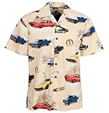 Plymouth Roadrunner Classic Mopar Cars Camp Hawaiian Shirt by David Carey