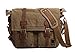 Berchirly Vintage Military Men Canvas Messenger Bag Satchel Travel Shoulder Bags For 13.3-17