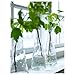 Ikea Clear Knobby Glass Vase-Snartig X3