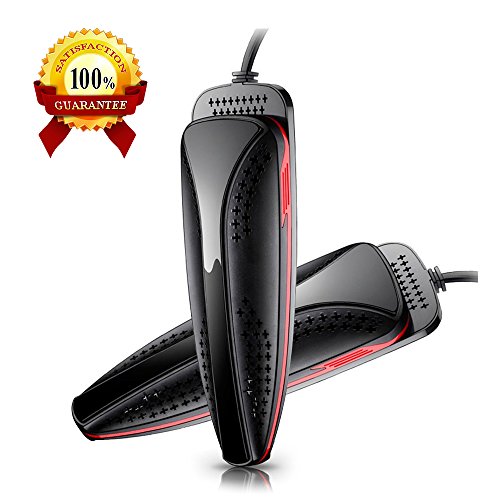 Portable Shoe Dryer (110V) , Noiseless Electric Foot Dryer for Your Shoes - Factory Direct (Black)
