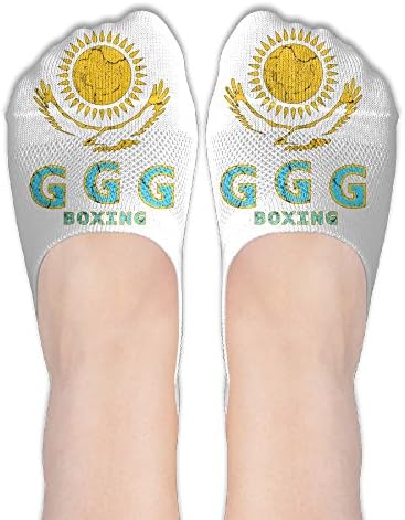GGG Boxing Unisex Low Cut No-Show Socks Of Hidden Flat Boat Line