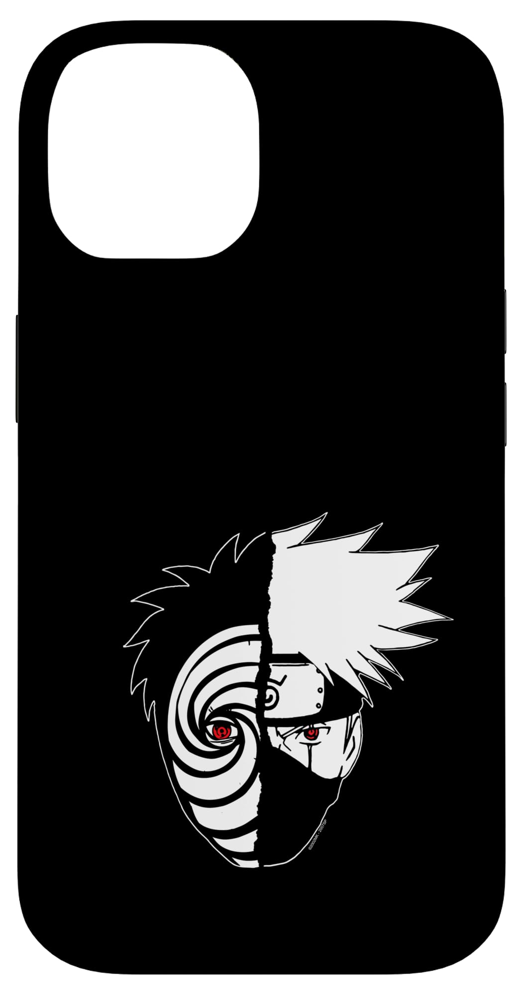 Naruto Shippuden Kakashi Tobi Split Face Case for