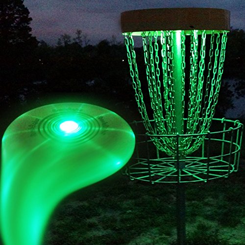 GlowCity LightUp Disc Golf Set 3 x LED GlowinTheDark Discs