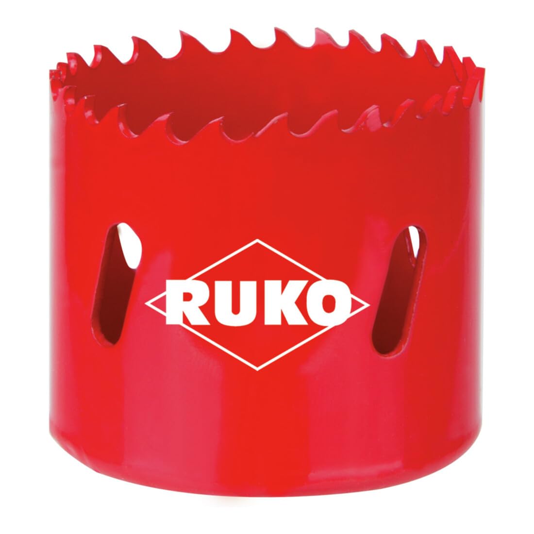 Ruko HSS Bi-Metal Hole Saw with Varied Toothing, Red Finish, 102mm Diameter, R106102
