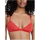 Calvin Klein Womens Sheer Marquisette Unlined Plunge Bra