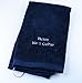 Personalized Golf Towel for men Custom Embroidered with Hanging Ring for Birthday Fathers Day Gift (Blue)