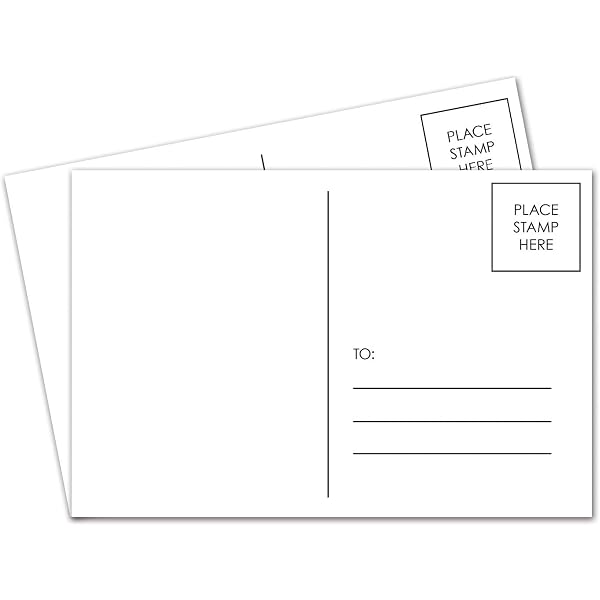 Amazon.com : 4 x 6 Blank White Postcards Postal Office Compliant (Mailable)  – For Holidays, Weddings, Birthdays | Ready to Ship, No Envelopes Needed |  Durable 12Pt (0.012 in) Cardstock | 50 Post Cards per Pack : Office Products
