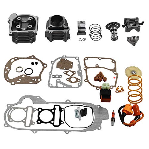 GY6 Cylinder Rebuild Kits Kymlaa 100cc Big Bore Kit for 69mm Valve 49CC