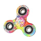 Tri-Spinner Fidget Hand Spinner Camouflage Multi-Color, EDC Focus Toys For Kids & Adults