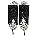 Qinlee Lace Masquerade Mask Gloves Set